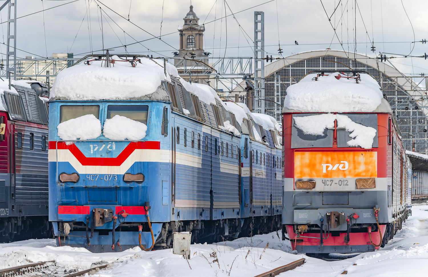ЧС7-073; ЧС7-012