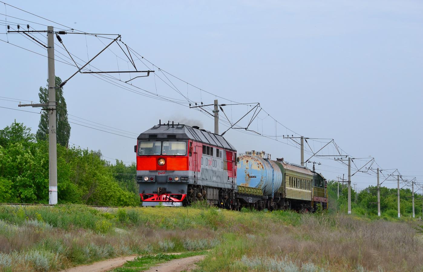 ТЭП70-0341; ЧМЭ3-3581