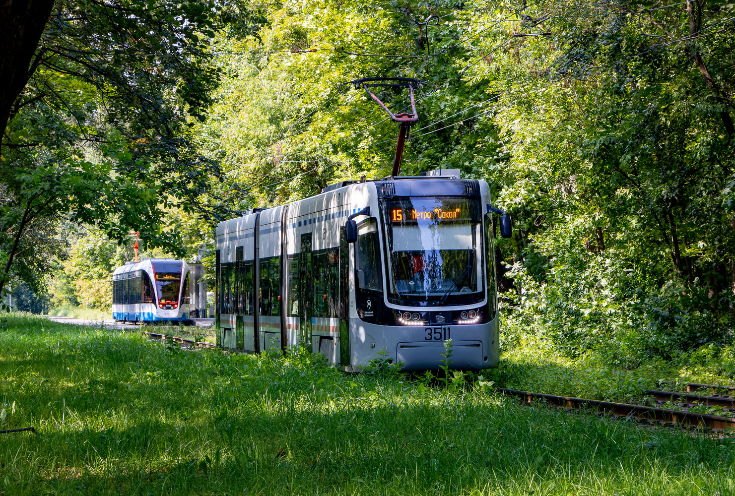 71-931М «Витязь-М» №31412; 71-414 Pesa Fokstrot №3511