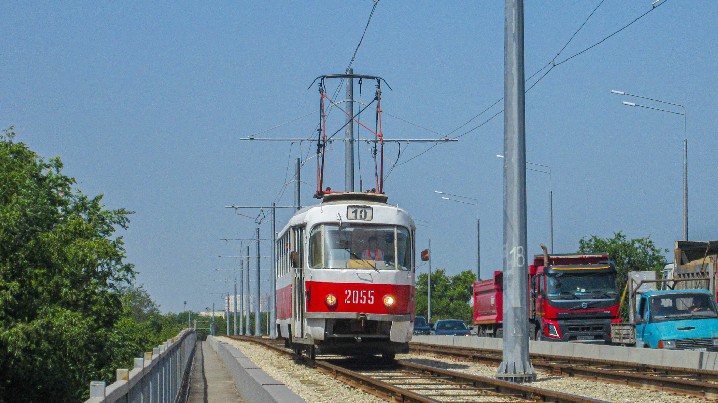 Tatra T3SU (двухдверная) № 2055