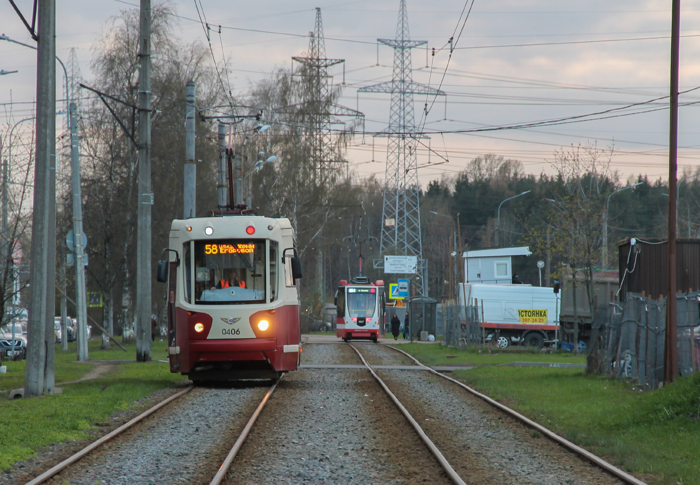 ЛМ-68М2 (мод. СПб ГЭТ) № 0406; 71-134А (ЛМ-99АВН) № 0537