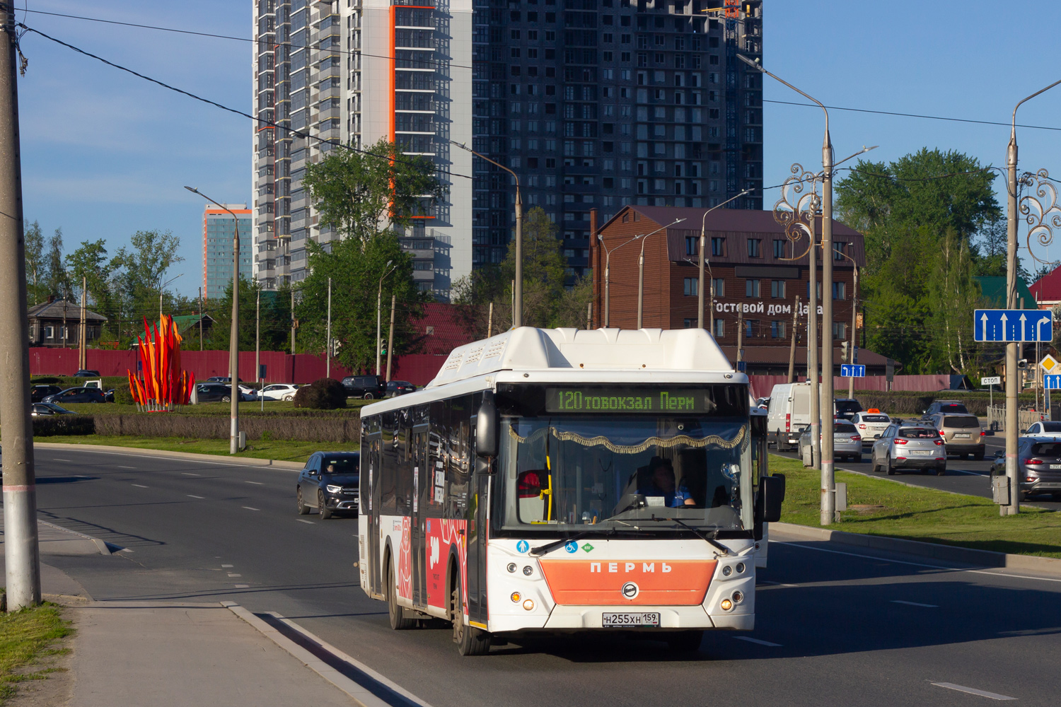 ЛиАЗ-5292.67 (CNG) № Н 255 ХН 159