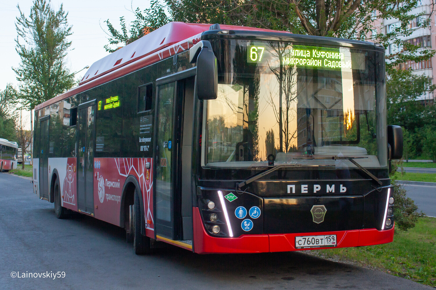 ЛиАЗ 5292.67 (CNG) № С 760 ВТ 159