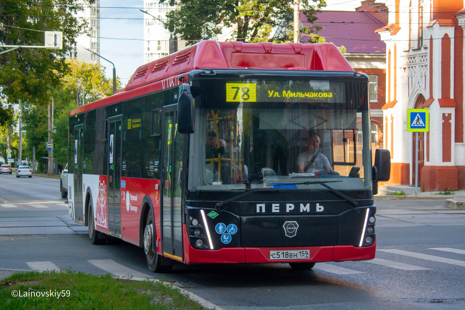 ЛиАЗ 5292.67 (CNG) № С 518 ВН 159