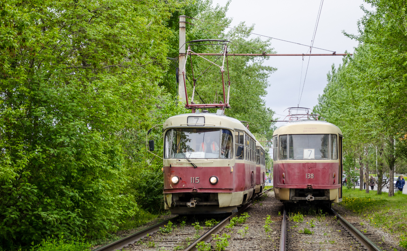 Tatra T3SU № 115; Tatra T3SU № 138