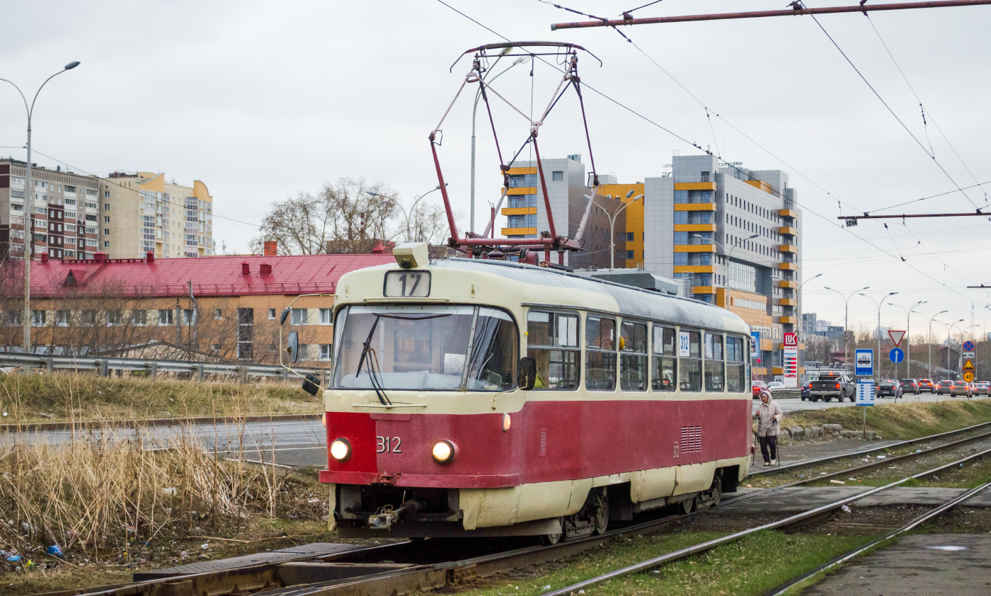 Tatra T3SU № 312