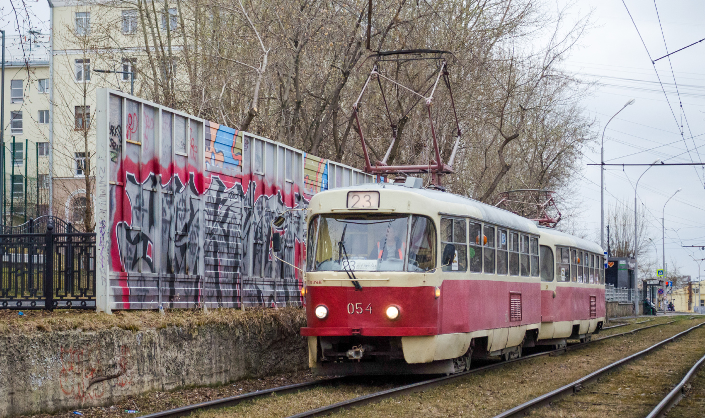 Tatra T3SU № 054