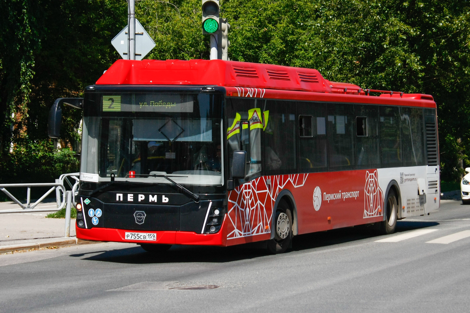 ЛиАЗ 5292.67 (CNG) № Р 755 СВ 159