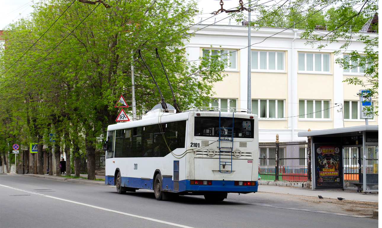 НефАЗ-БТЗ 52765А  № 2101  —  маршрут 22