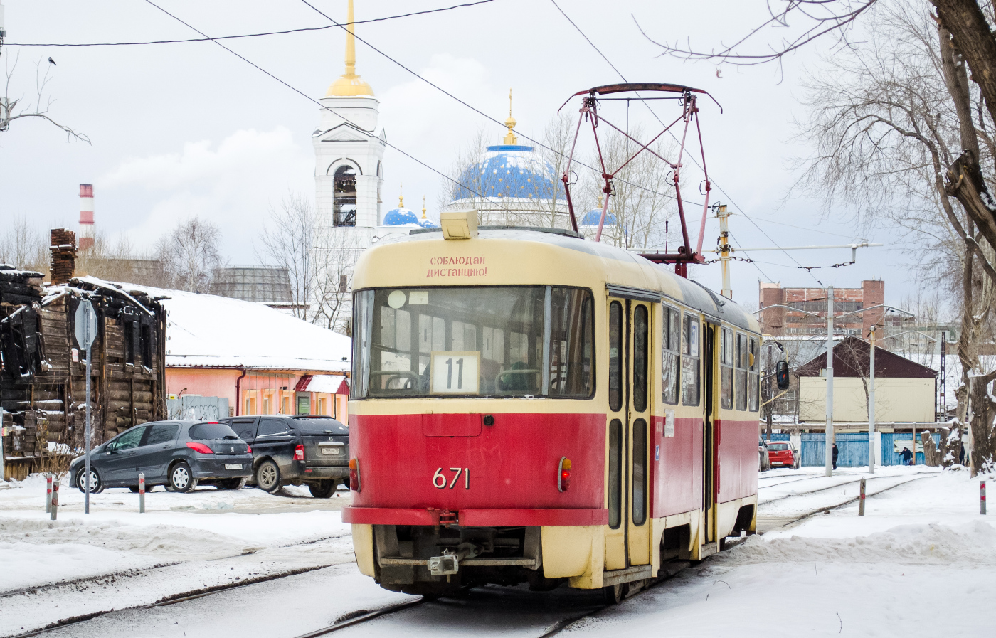 Tatra T3SU № 671