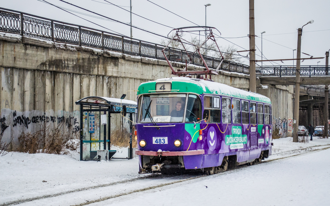 Tatra T3SU № 483