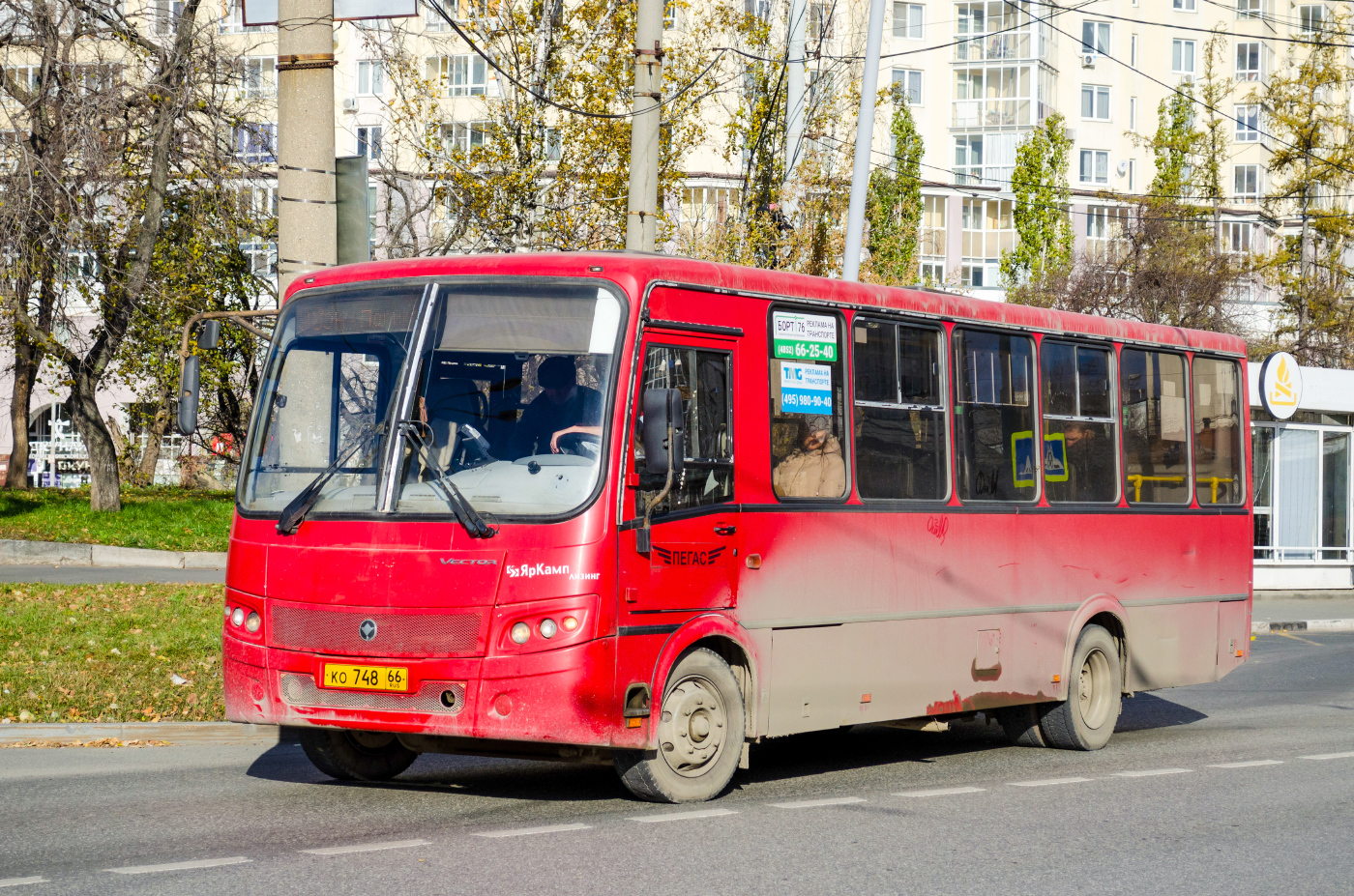 ПАЗ-320414-04 "Вектор" (1-2) № КО 748 66