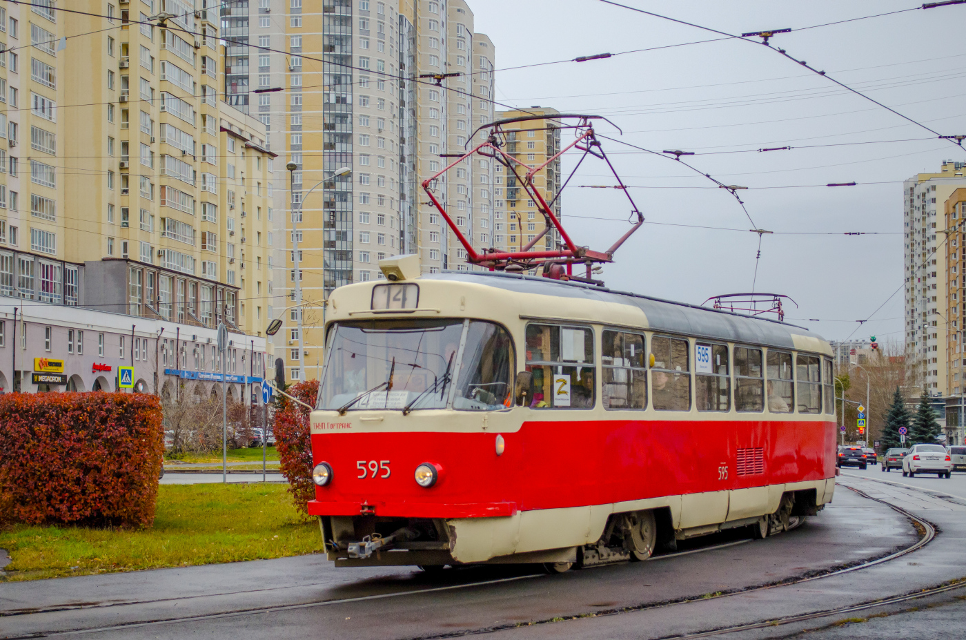 Tatra Т3SU  № 595; Tatra T3SU  № 596