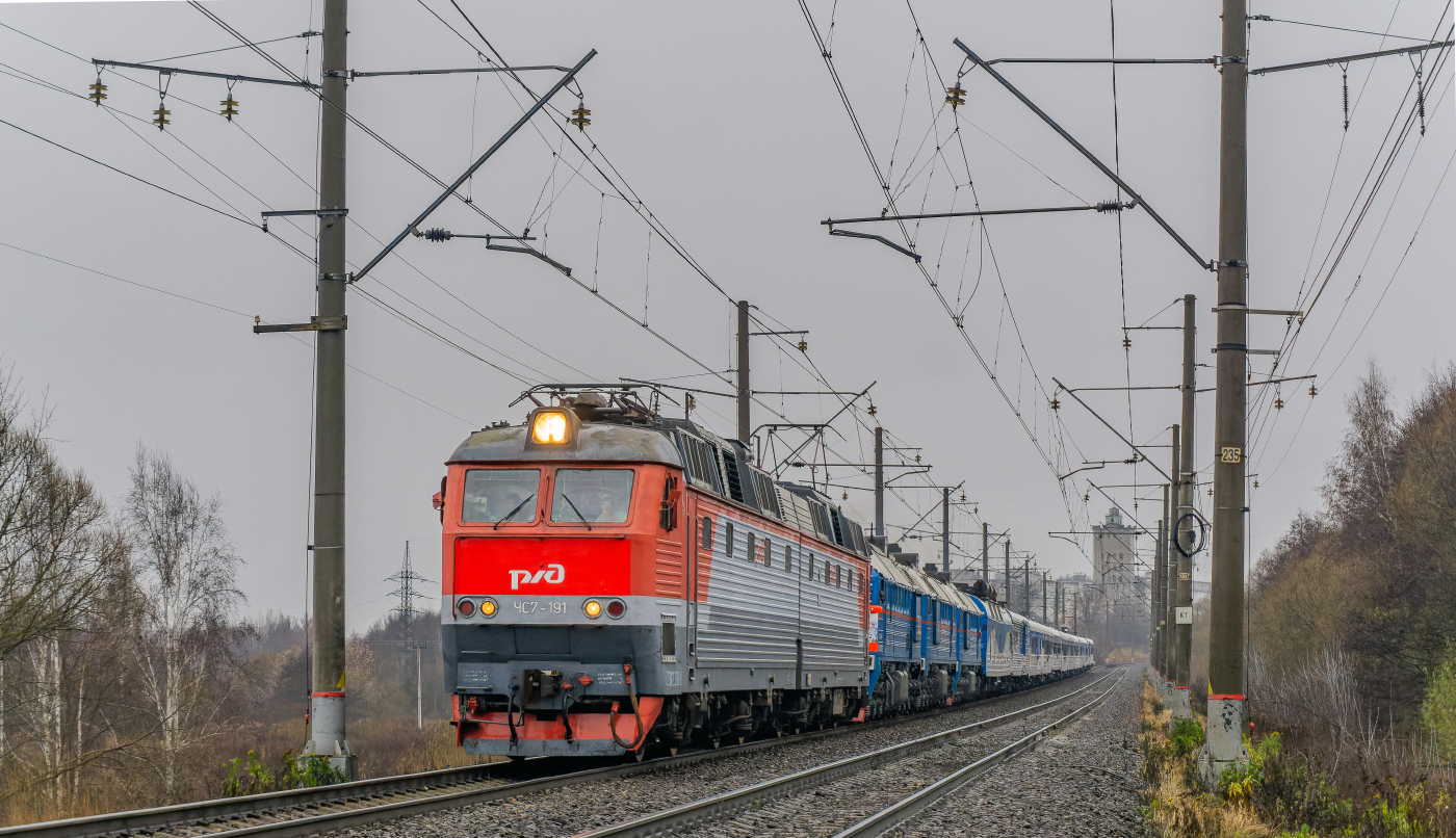 ЧС7-191; 3М62У-0058
