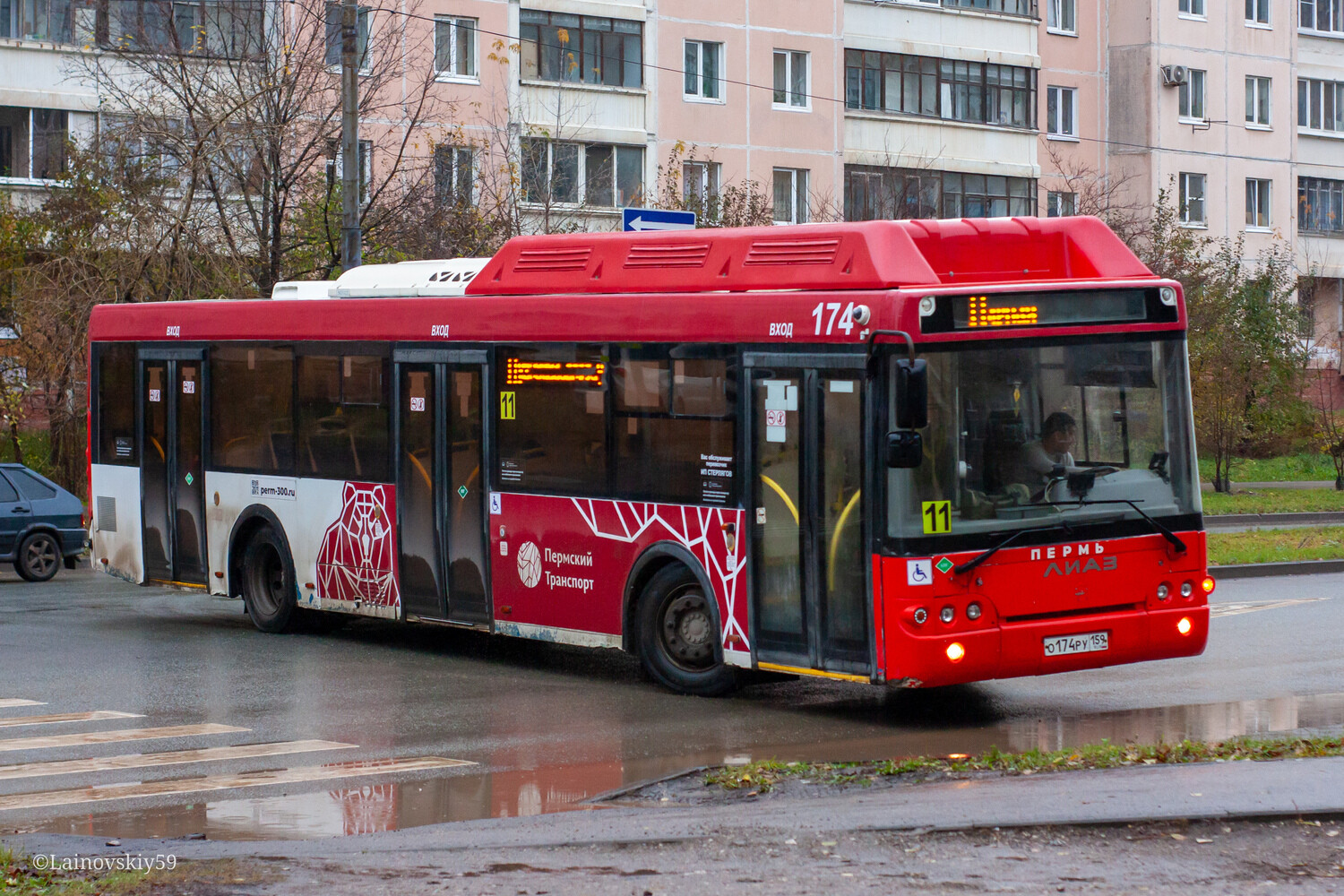 ЛиАЗ 5292.67 (CNG) № О 174 РУ 159
