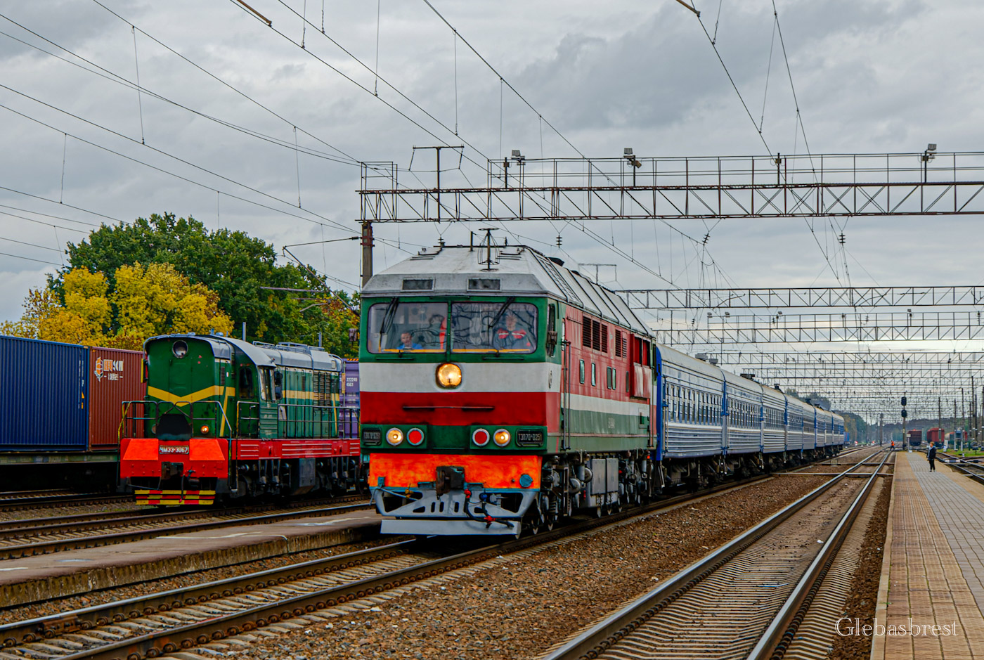 ЧМЭ3-3067; ТЭП70-0251