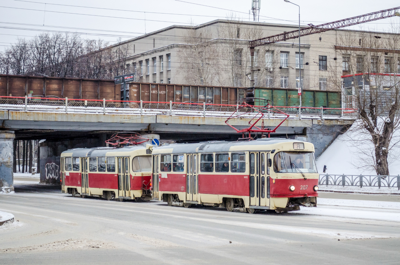 Tatra T3SU № 208; Tatra T3SU № 207