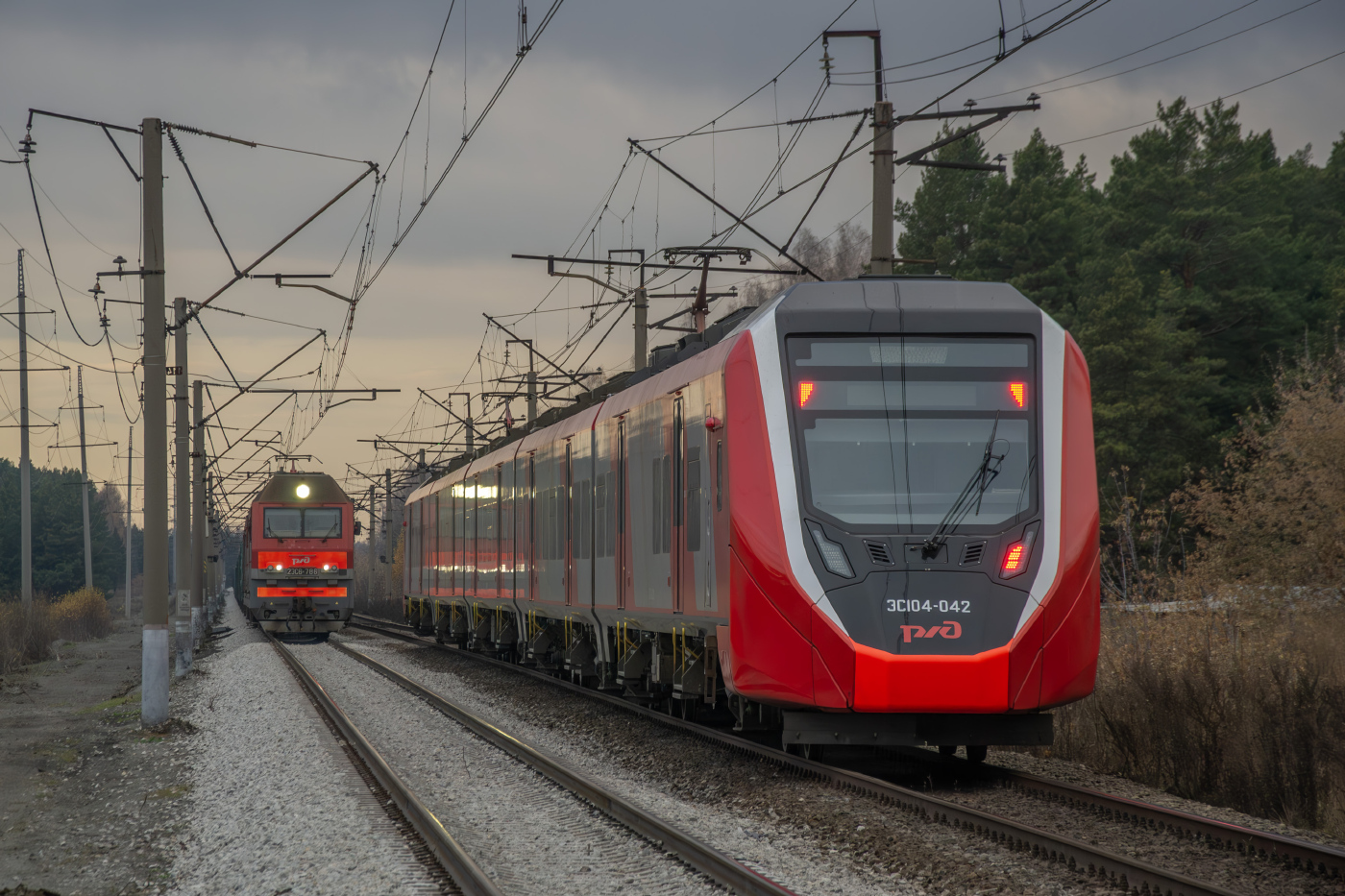 2ЭС6-786; ЭС104-042