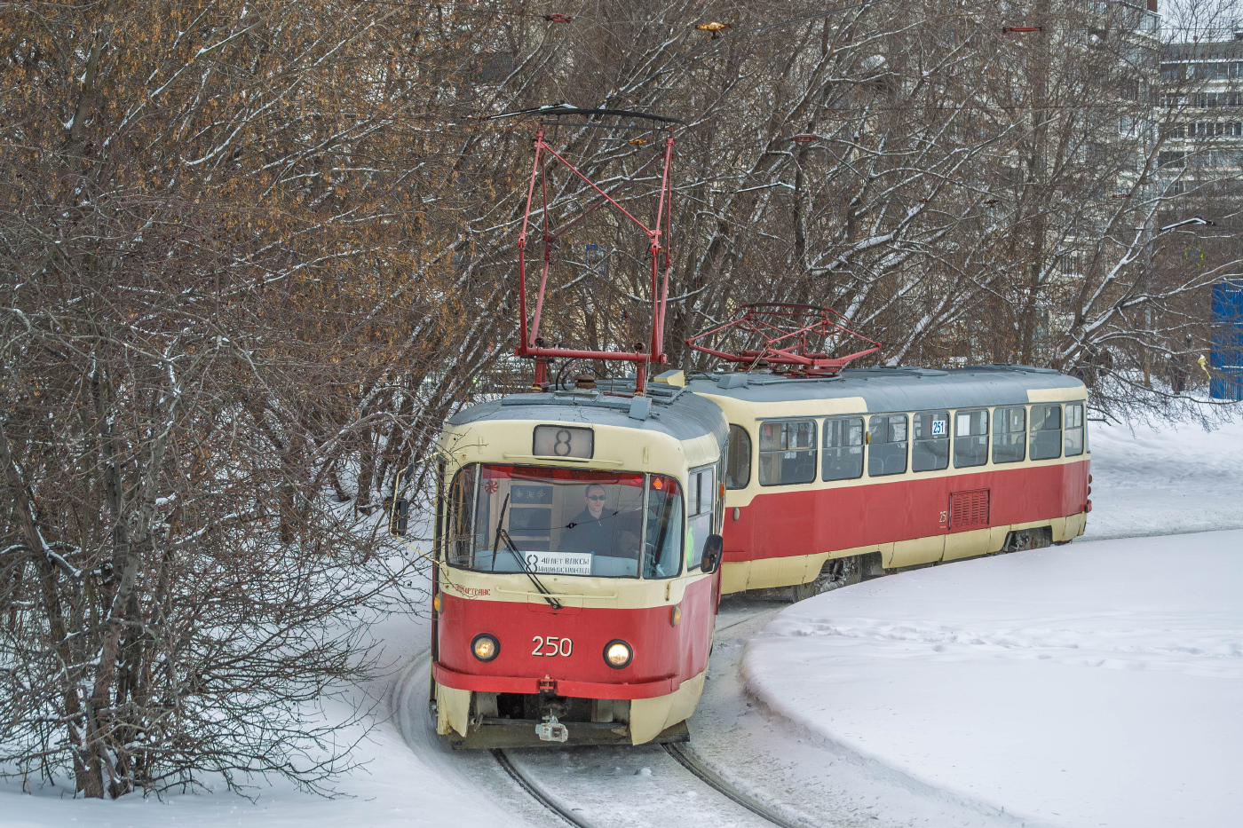 Tatra T3SU № 250; Tatra T3SU № 251