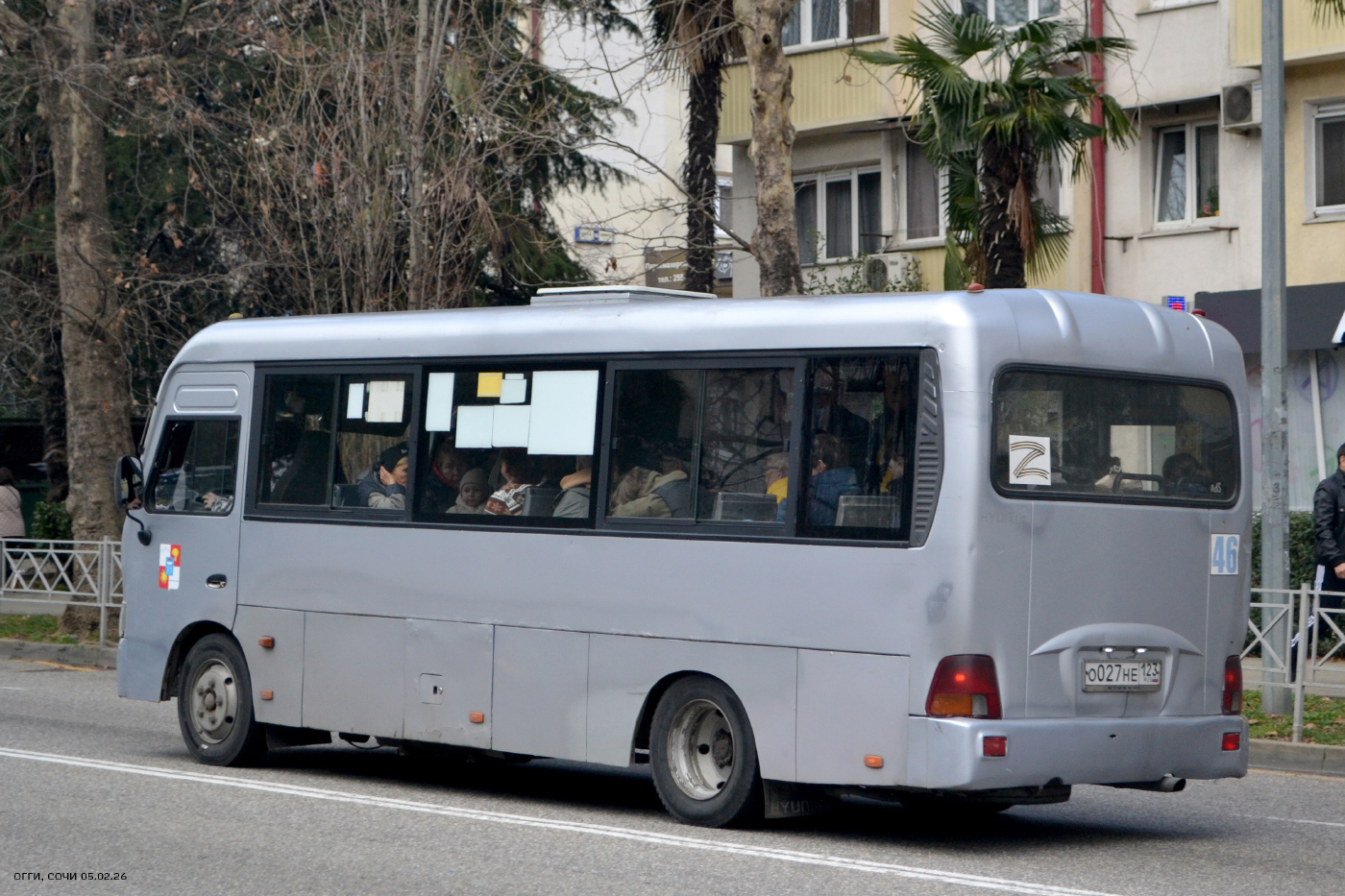 Hyundai County LWB C09 (ТагАЗ) № О 027 НЕ 123