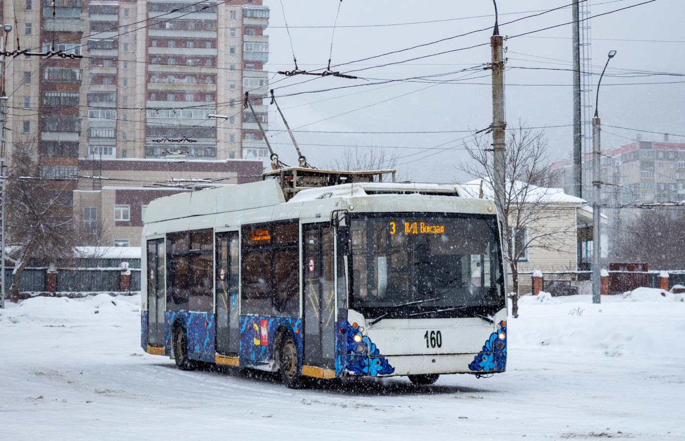 Тролза 5256 «Мегаполис» № 160