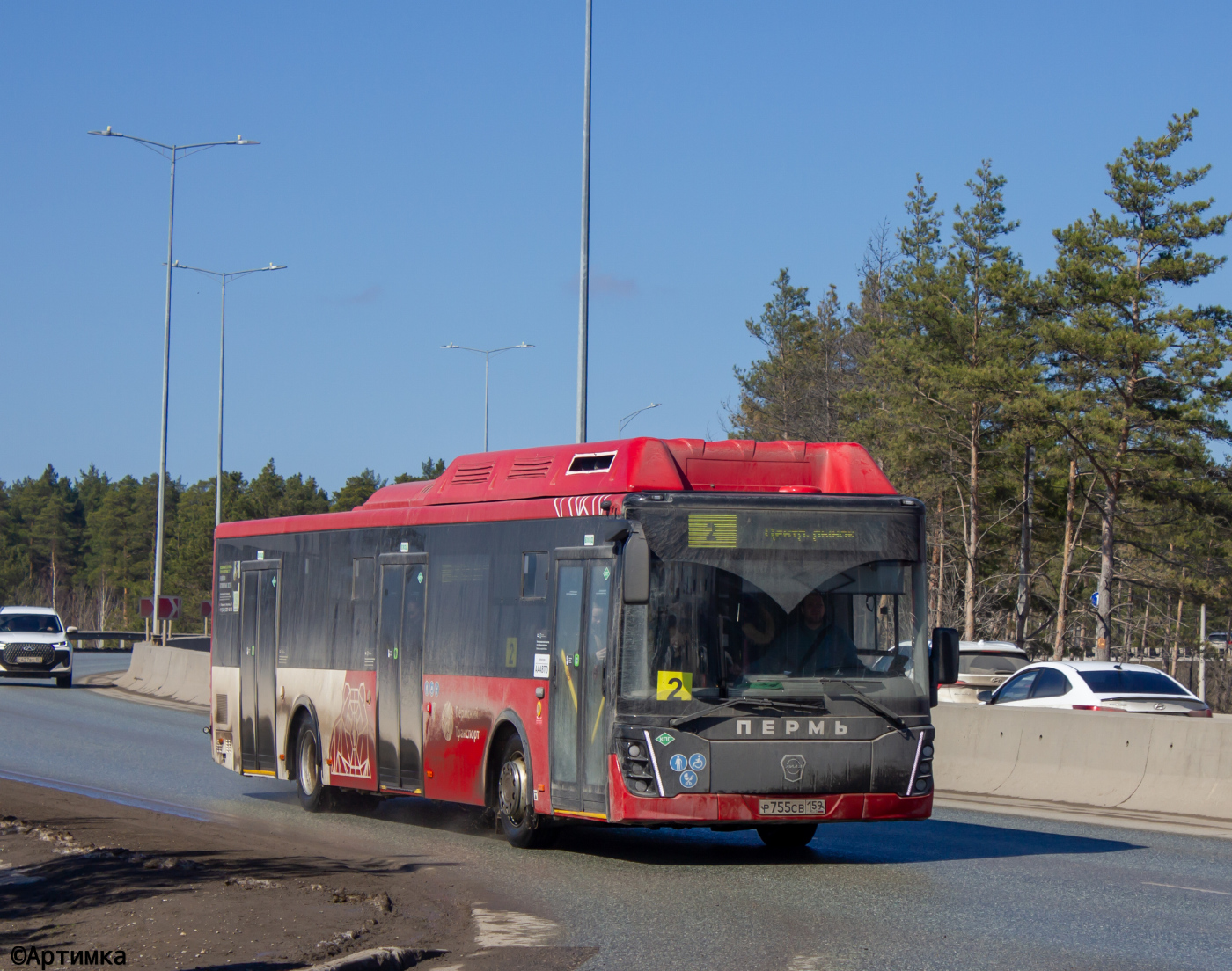 ЛиАЗ-5292.67 (CNG) № Р 755 СВ 159
