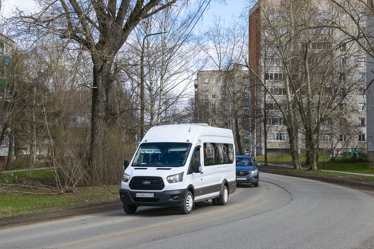 Ford Transit FBD [RUS] (X2F.ESG.)  № х783 · В 266 ХХ 43