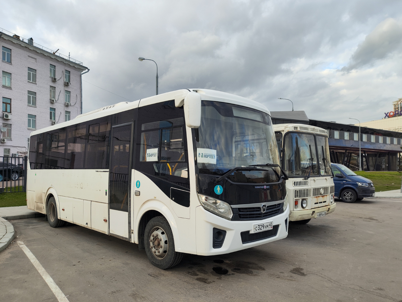 ПАЗ-320455-04 "Vector Next" (межгород) № С 329 НМ 40; ПАЗ-32053 № Х 889 АН 05
