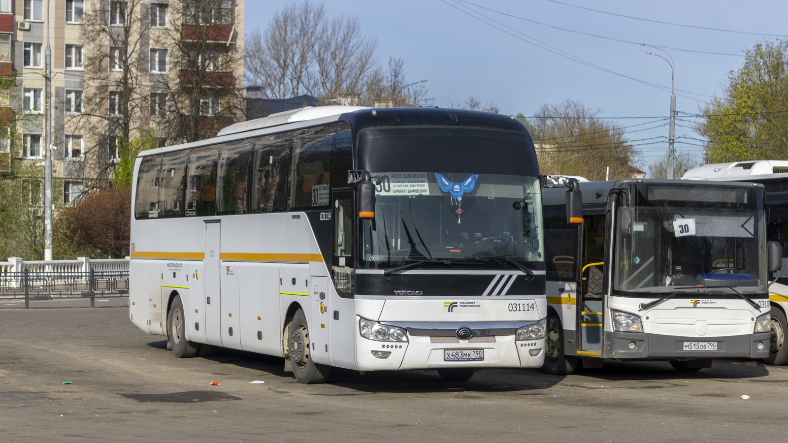 Yutong ZK6122H9 № 031114; ЛиАЗ-4292.60 (1-2-1) № 031013