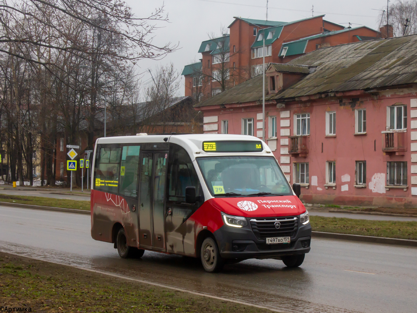 ГАЗ А68R52 City № Т 497 АО 159
