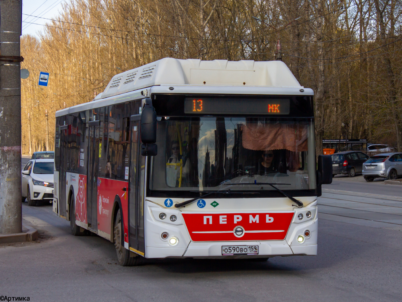 ЛиАЗ-5292.67 (CNG) № О 590 ВО 159