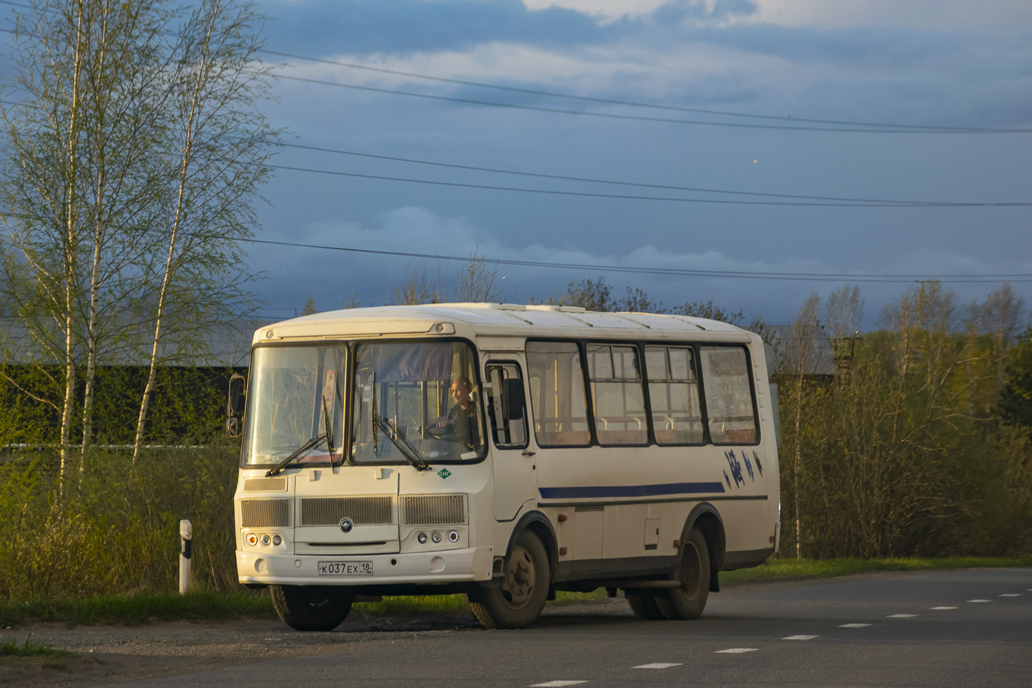 ПАЗ-32054 № К 037 ЕХ 18