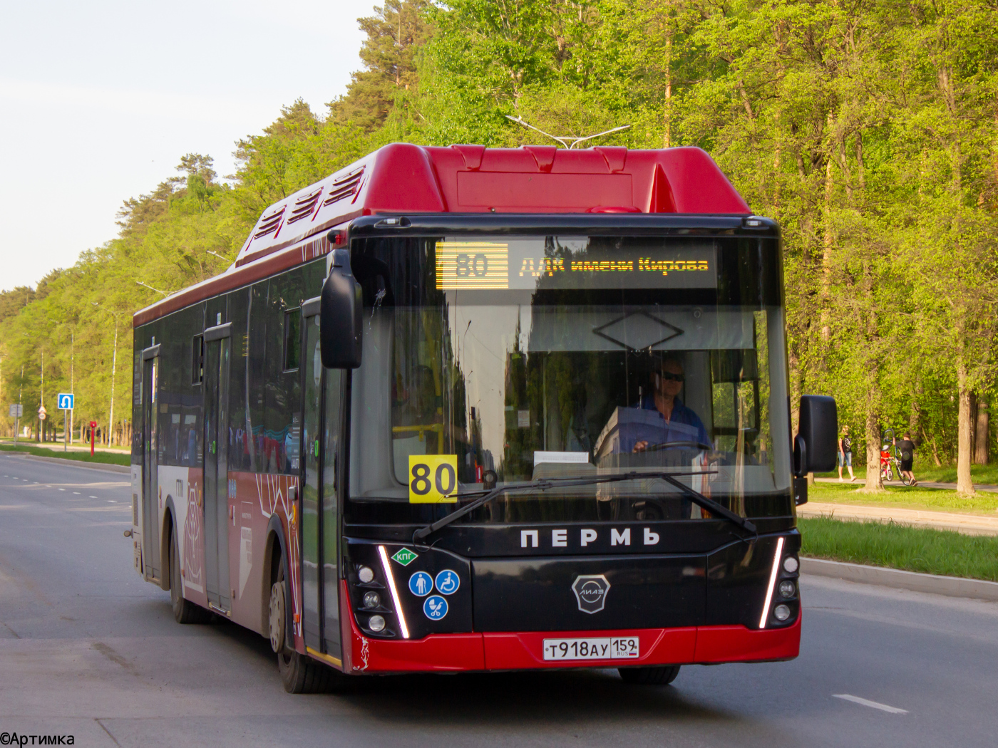 ЛиАЗ-5292.67 (CNG) № Т 918 АУ 159