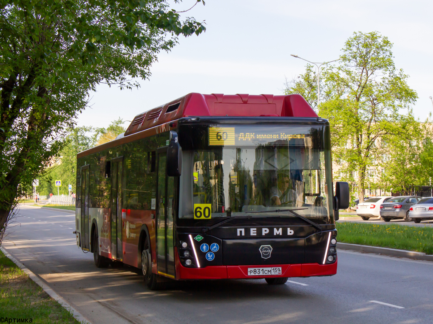 ЛиАЗ-5292.67 (CNG) № Р 831 СМ 159