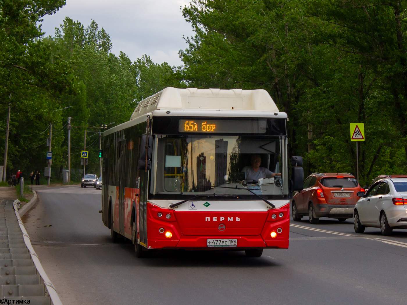 ЛиАЗ-5292.67 (CNG) № Н 477 РС 159
