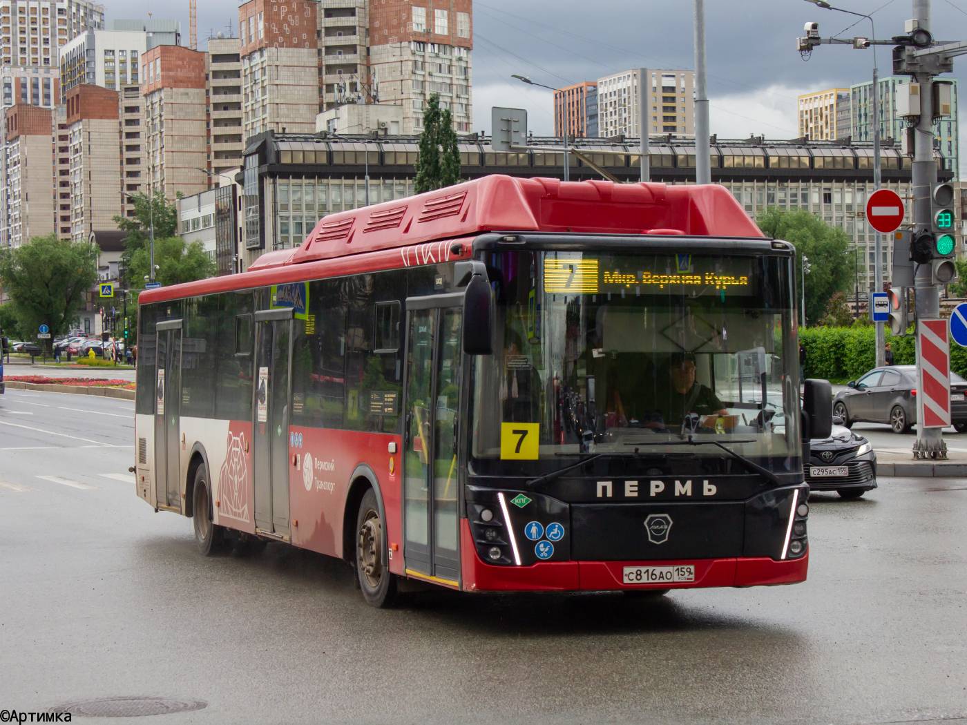 ЛиАЗ-5292.67 (CNG) № С 816 АО 159