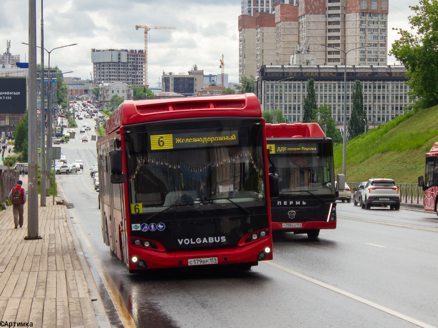 Volgabus-5270.G4 (CNG) № С 179 ВР 159; ЛиАЗ-5292.67 (CNG) № Р 398 ХО 159