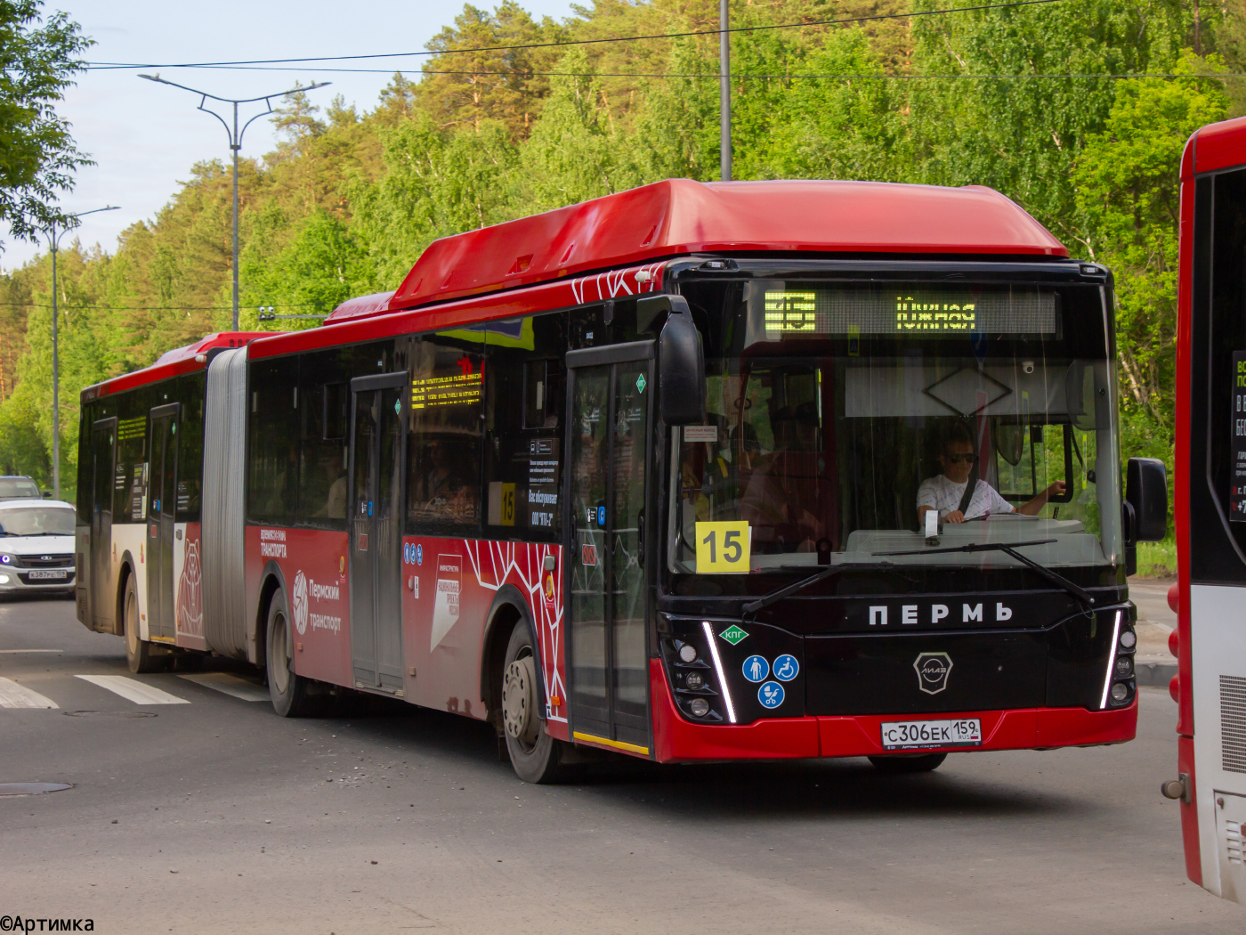 ЛиАЗ-6213.67 (CNG) № С 306 ЕК 159