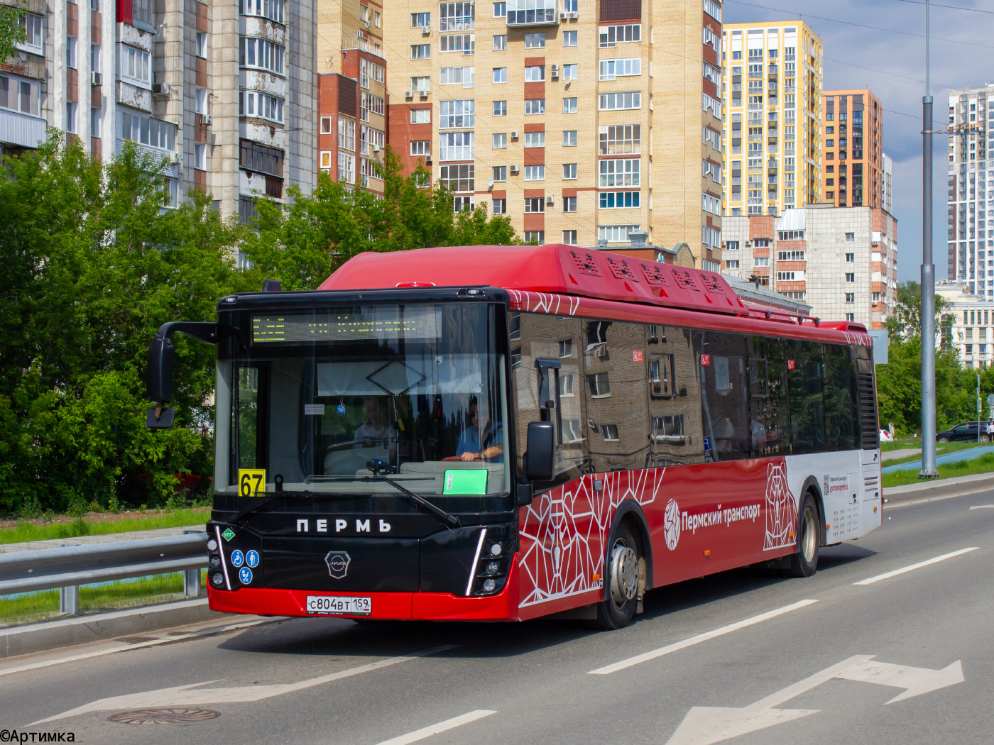 ЛиАЗ-5292.67 (CNG) № С 804 ВТ 159