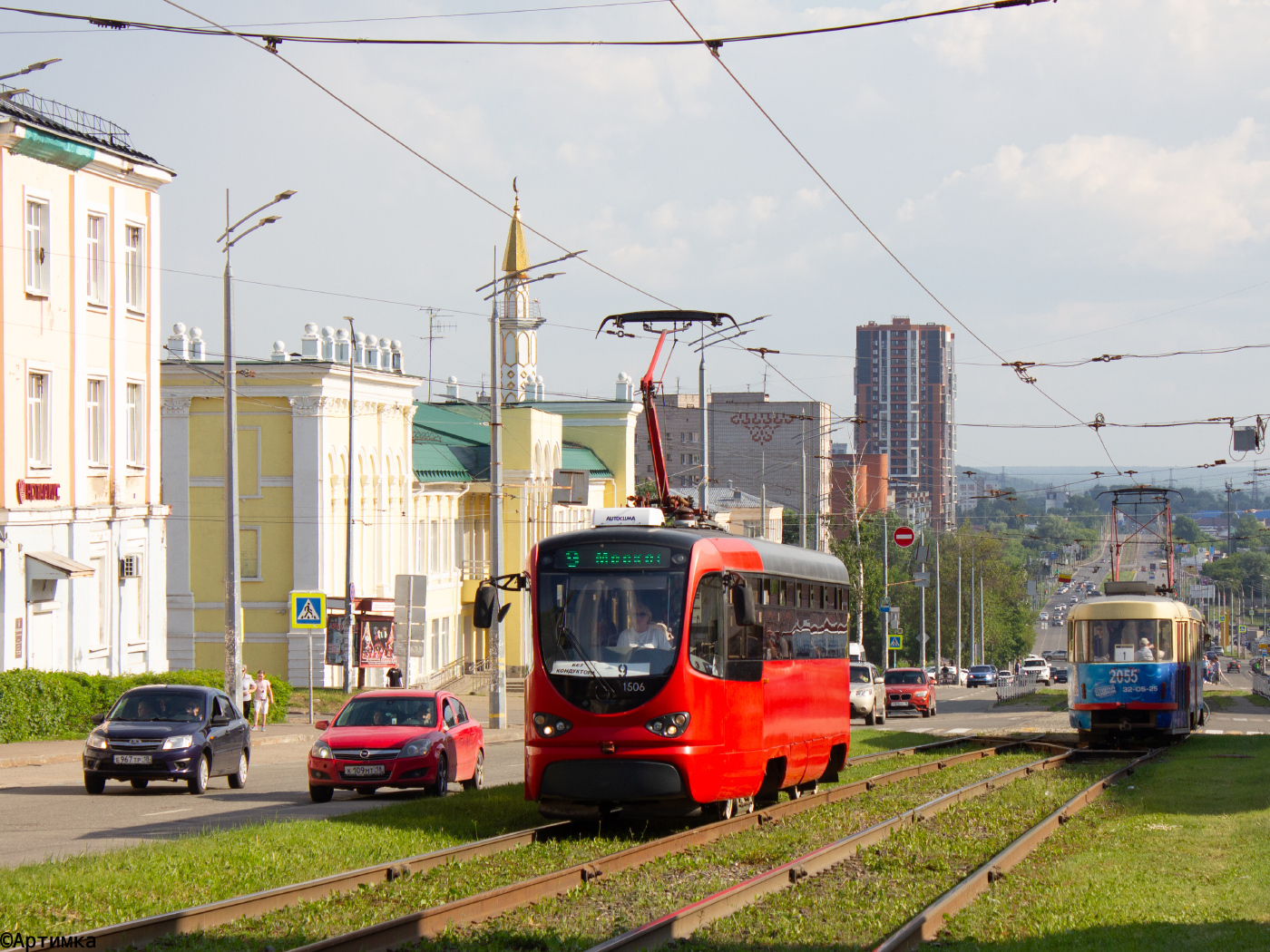 Tatra T3K «Иж» № 1506; Tatra T3SU мод.Ижевск № 2055