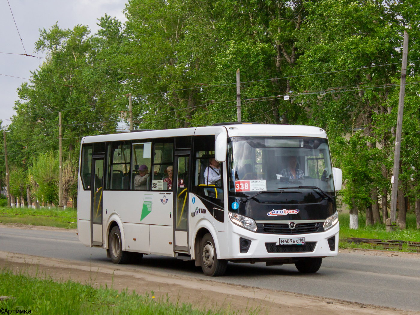 ПАЗ-320455-04 "Vector Next" № М 489 ВХ 18