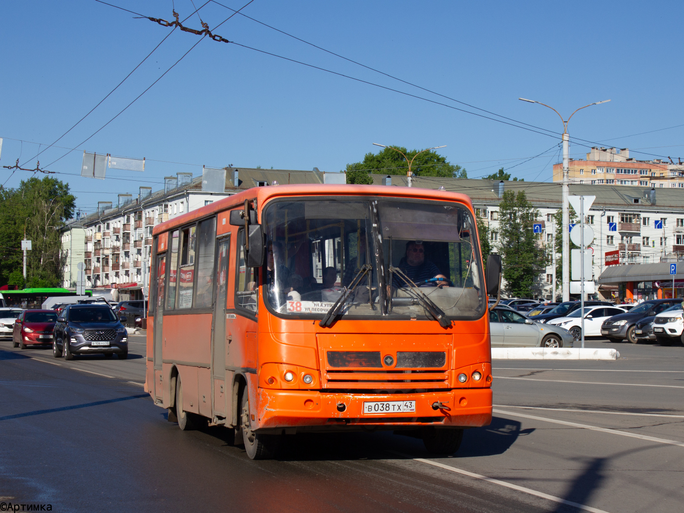 ПАЗ-320402-05 № В 038 ТХ 43