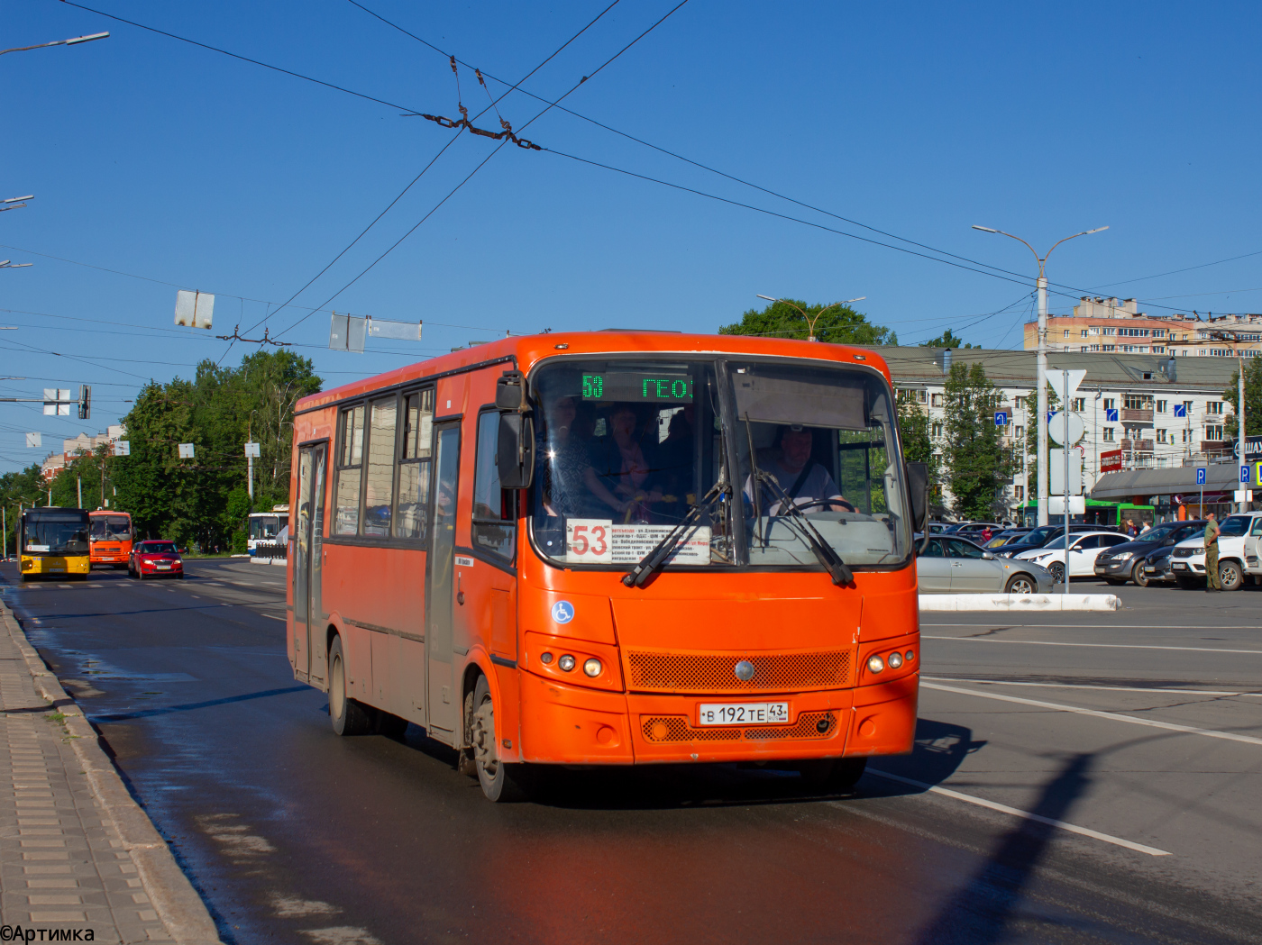 ПАЗ-320414-04 № В 192 ТЕ 43