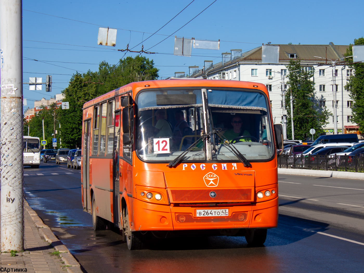 ПАЗ-320414-05 "Вектор" (1-2) № В 264 ТО 43