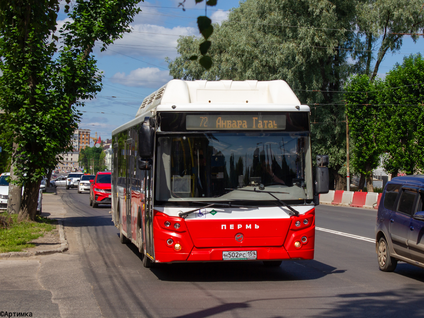 ЛиАЗ-5292.67 (CNG) № Н 502 РС 159