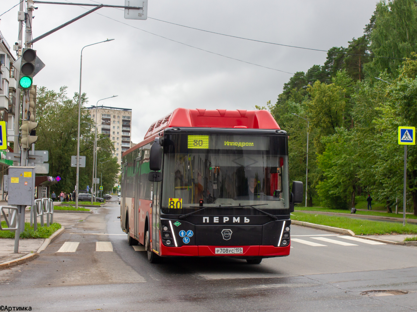 ЛиАЗ-5292.67 (CNG) № Р 708 УС 159