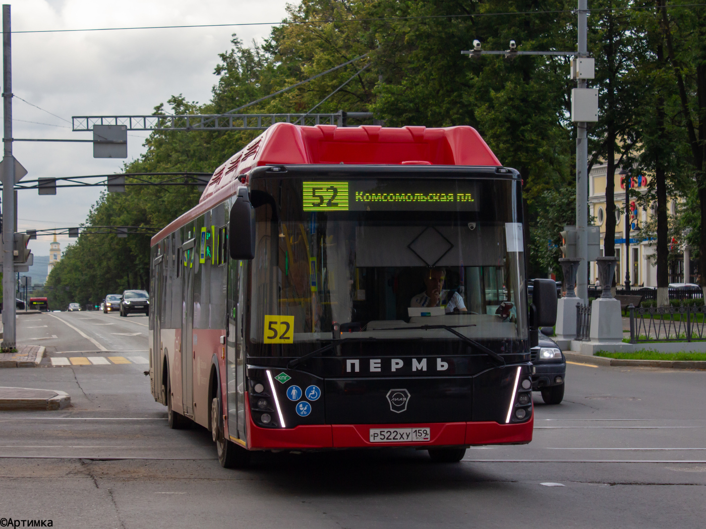 ЛиАЗ-5292.67 (CNG) № Р 522 ХУ 159