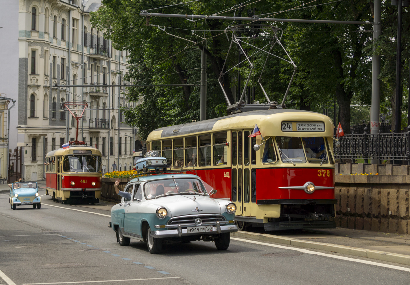 Tatra T2SU № 378; Tatra T3SU (двухдверная) № 481