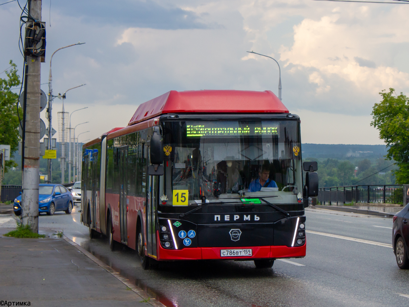ЛиАЗ-6213.67 (CNG) № С 786 ВТ 159
