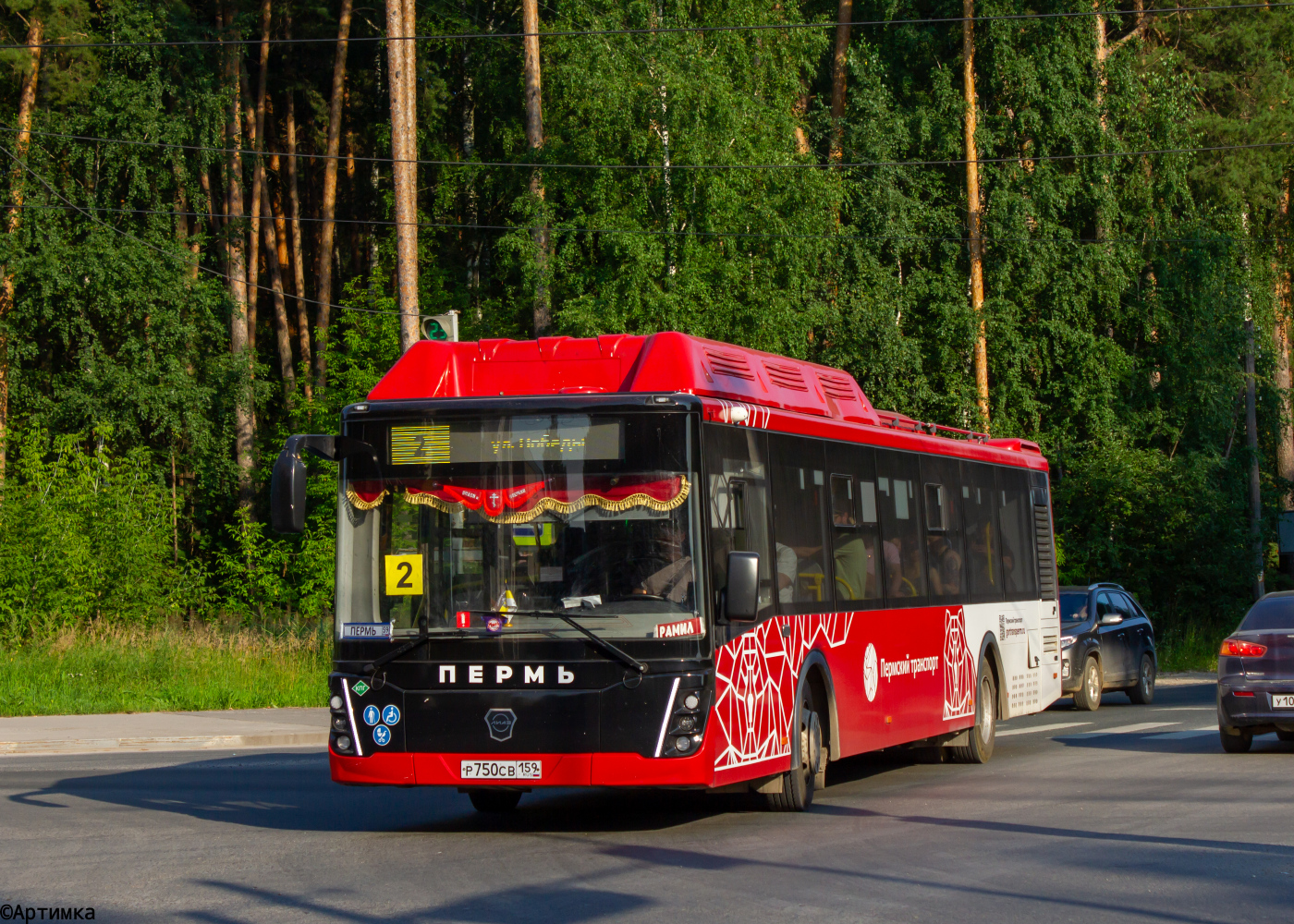 ЛиАЗ-5292.67 (CNG) № Р 750 СВ 159